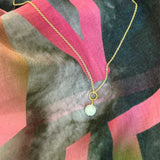 You halssmykke med burma jade fra JIN smykker