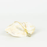 Moon Drops - Vedhæng med månesten og rådiamant