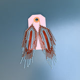 Lange tassel perle-øreringe blå fra @pearlpardon hos Shining You