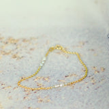 Akoya Keshi perler kæde-armbånd guld hos Shining You