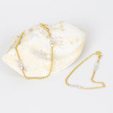 Akoya Keshi perler kæde-armbånd guld hos Shining You