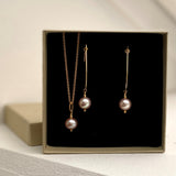 PEARL DROPS rosa ferskvandsperler creoler - vedhæng hos Shining You