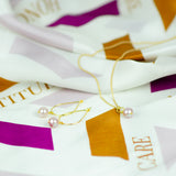 PEARL DROPS rosa ferskvandsperler creoler - øreringe hos Shining You