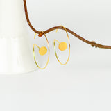 Forgyldte-sølv-øreringe -stjerneskud fra MaraAger hos Shining You