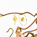 Forgyldte-sølv-øreringe -stjerneskud fra MaraAger hos Shining You