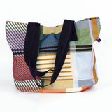 Mønstret net i kraftigt vævet stof syet af eva-m