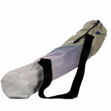 Yogataske sort og hvid stribet