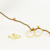 Guld-forgyldte-creoler fra EVA-LUNDTORP hos Shining You