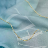 Forgyldt sølvkæde med kugler hos Shining You