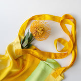 Net i friske gule striber