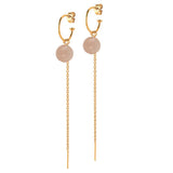 Heiring-fjer-creol-månesten-kæde-forgyldt hos Shining You