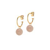 Heiring-fjer-creol-månesten-kæde-forgyldt hos Shining You