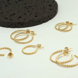 Guld-forgyldte-creoler fra EVA-LUNDTORP hos Shining You