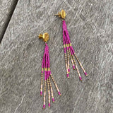 Perleøreringe pink fra @pearlpardon hos Shining You