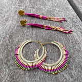 Perleøreringe pink fra @pearlpardon hos Shining You