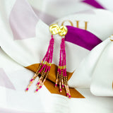 Perleøreringe pink fra @pearlpardon hos Shining You