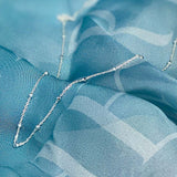 Sølvkæde med sølvkugler hos Shining You