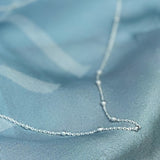 Sølvkæde med sølvkugler hos Shining You