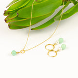 You halssmykke med jade fra JIN smykker