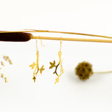 Bladranke-øreringe MaraAger hos Shining You