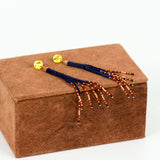 Christel @pearlpardon perleøreringe earart blå