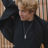 EVA LUNDTORP sølv vedhæng LINES hos Shining You