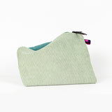 Dimsetaske i mint fløjl fra eva-m hos Shining You