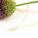 Shining You Halssmykke med rosakvarts fra JIN smykker