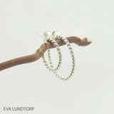 Sølv-creoler fra EVA-LUNDTORP hos Shining You