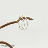 Sølv-creoler fra EVA-LUNDTORP hos Shining You