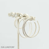 Sølv-creoler fra EVA-LUNDTORP hos Shining You