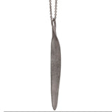 Heiring Grass narrow mellem vedhæng i oxideret sølv hos Shining You