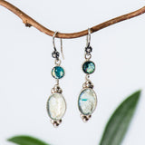 OLIVE øreringe med Romersk glas fra ROMAN by ELLO hos Shining You