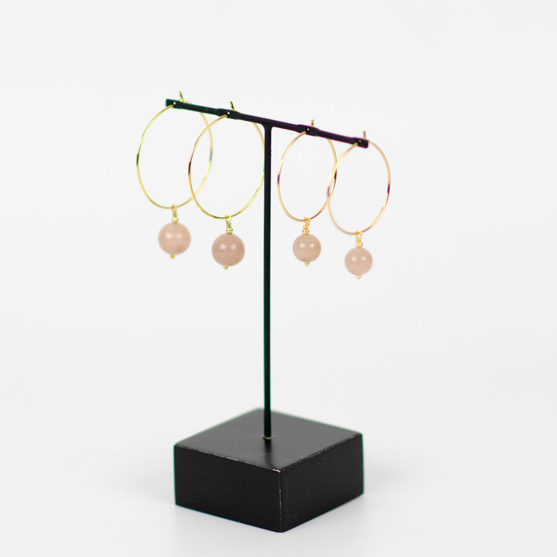 Moon Light creol øreringe med månesten fra JINs hos Shining You