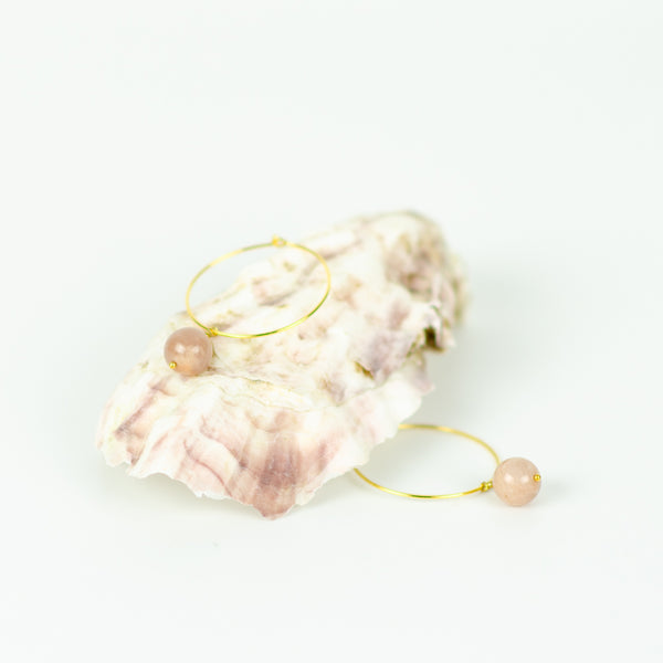 Moon Light creol øreringe med månesten fra JINs hos Shining You