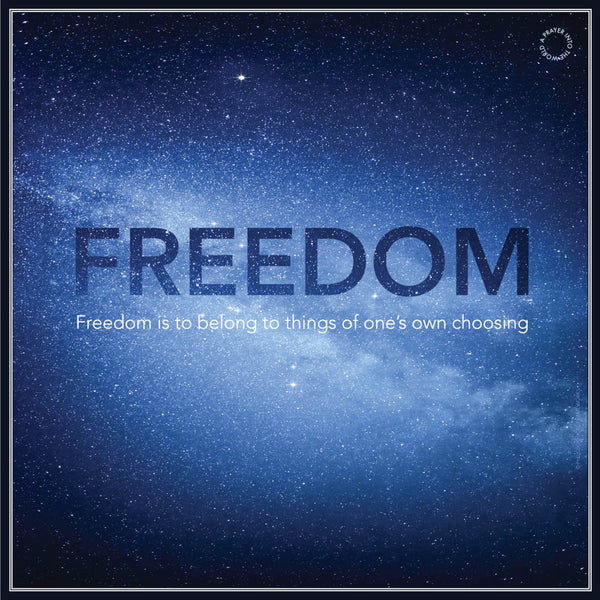 Freedom bomuld tørklæde fra A PRAYER INTO THE WORLD hos Shining You