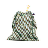 Strikkepose i mint grøn fra eva-m hos Shining You 